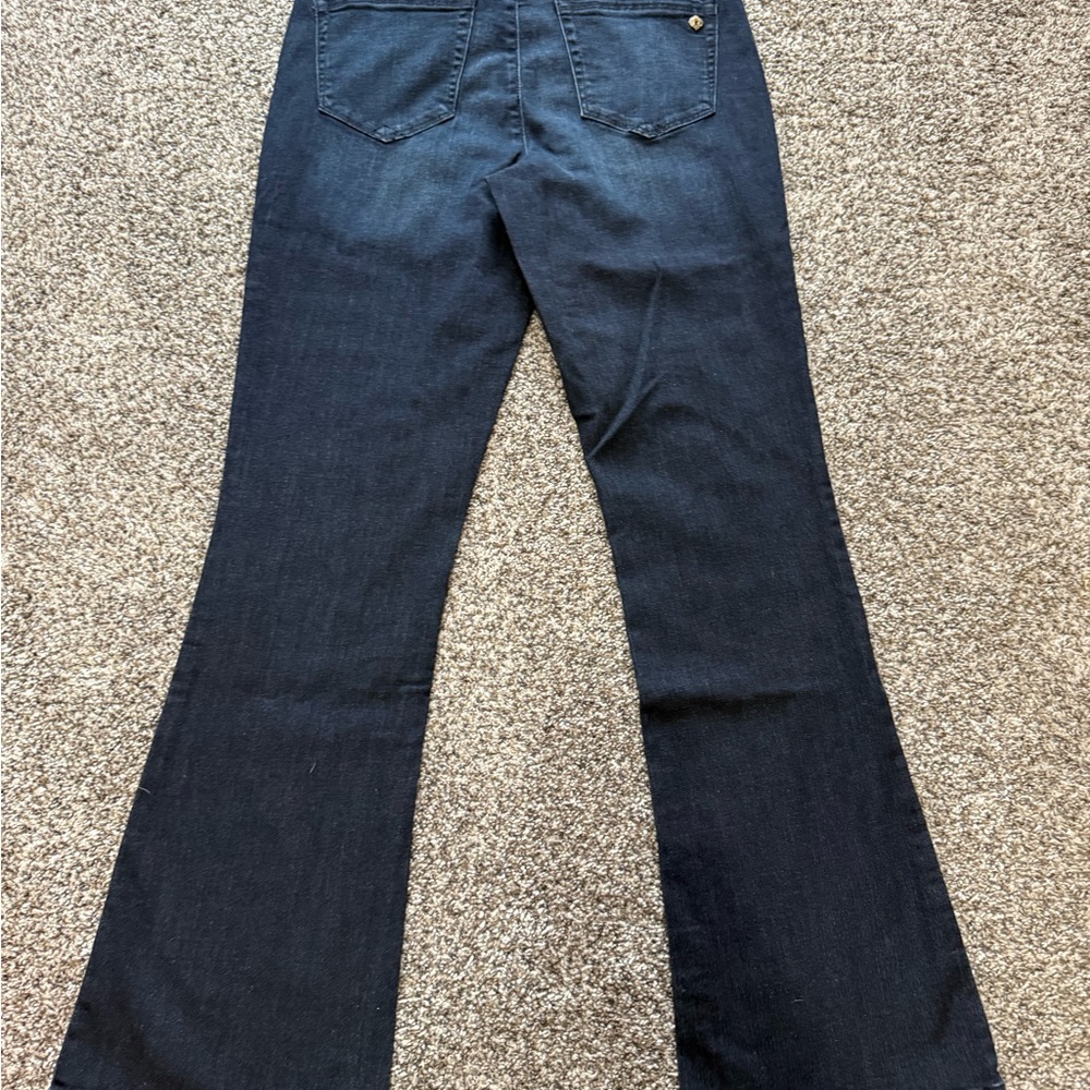Democracy Indigo Denim Jeans Itty Bitty Bootcut - size 10 - Picture 4 of 5